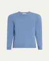 Gabriela Hearst Men's Francesco Cashmere Sweater In Blue