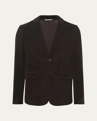 GABRIELA HEARST MEN'S IRVING CASHMERE CORDUROY SINGLE-BREASTED JACKET