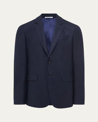 Gabriela Hearst Men's Irving Wool-cashmere Sport Coat In Dark Navy
