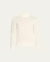 Gabriela Hearst White Jermaine Turtleneck In Navy