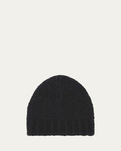 Gabriela Hearst Men's Pacino Cashmere Knit Hat In Black