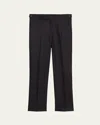 Gabriela Hearst Men's Sebastian Straight-fit Pants In Black