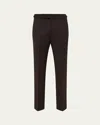 Gabriela Hearst Sebastian Pant In Chocolate Sportswear Wool In Chocolate