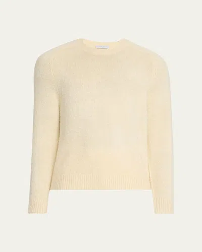 GABRIELA HEARST MEN'S SHOREHAN SILK AND CASHMERE CREWNECK SWEATER