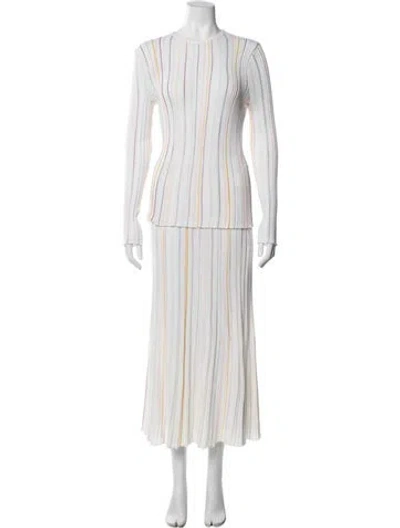 Pre-owned Gabriela Hearst Merino Wool Striped Set