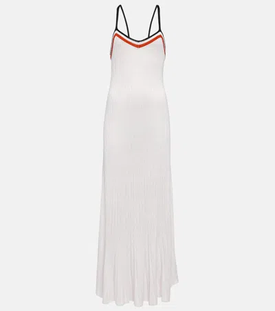 Gabriela Hearst Moira Cashmere And Silk Maxi Dress In Ivory Multi