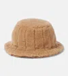 Gabriela Hearst Moreau Wool, Silk, And Cashmere Bucket Hat In Brown