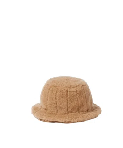 Gabriela Hearst Moreau Wool, Silk, And Cashmere Bucket Hat In Nude