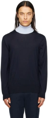 Gabriela Hearst Navy & Blue Jermaine Turtleneck In Navy / Halogen Blue