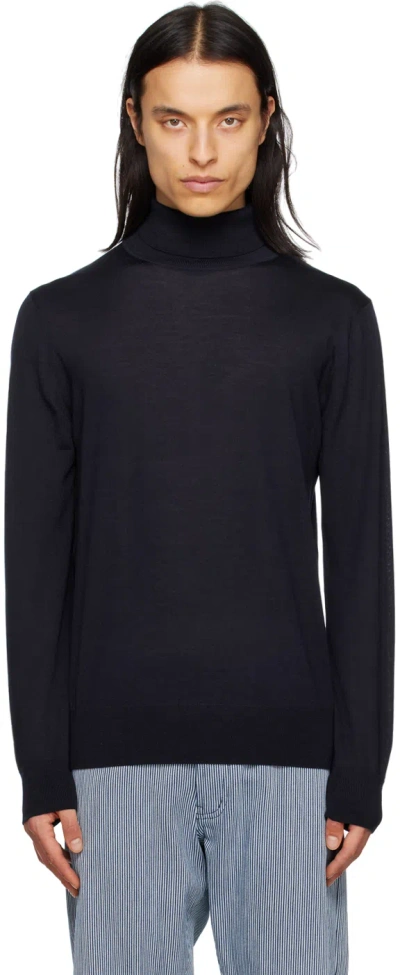 Gabriela Hearst Navy Jermaine Turtleneck