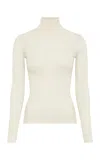 Gabriela Hearst Straun Wool And Cashmere Turtleneck Sweater In Ivory