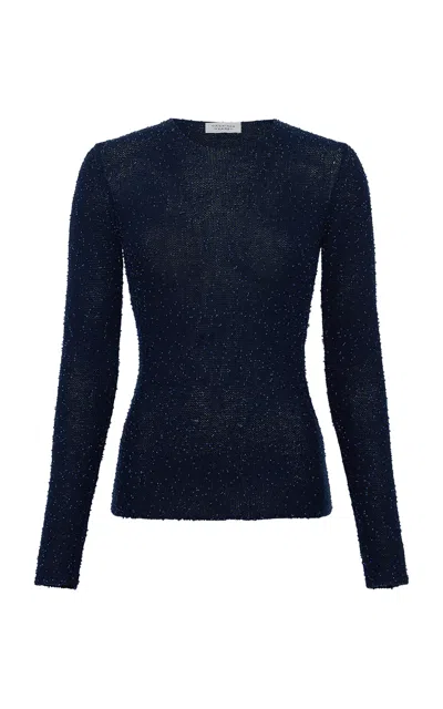 Gabriela Hearst Nello Beaded Cashmere-silk Sweater