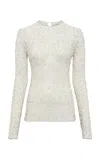 Gabriela Hearst Troth Knit Wool Top In Ivory