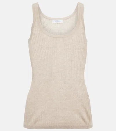 Gabriela Hearst Nevin Cashmere And Silk Tank Top In Oal Oatmeal