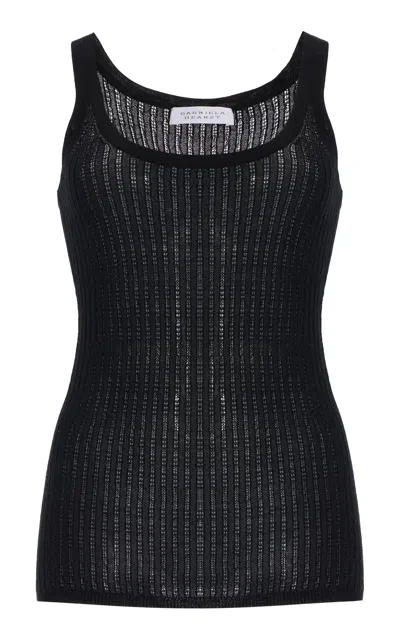 GABRIELA HEARST NEVIN POINTELLE-KNIT CASHMERE-SILK TANK TOP