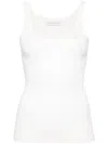 Gabriela Hearst Toby Knit Tank Top In Ivory Cashmere Silk In Nude