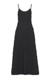 Gabriela Hearst Nexus Linen Maxi Dress In Black