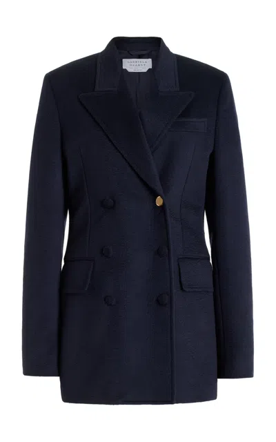 Gabriela Hearst Nico Blazer In Dark Navy Cashmere