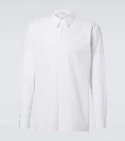 Gabriela Hearst Nicolas Cotton Poplin Shirt In White