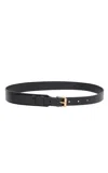 Gabriela Hearst Nilmot Belt In Black Leather In Black