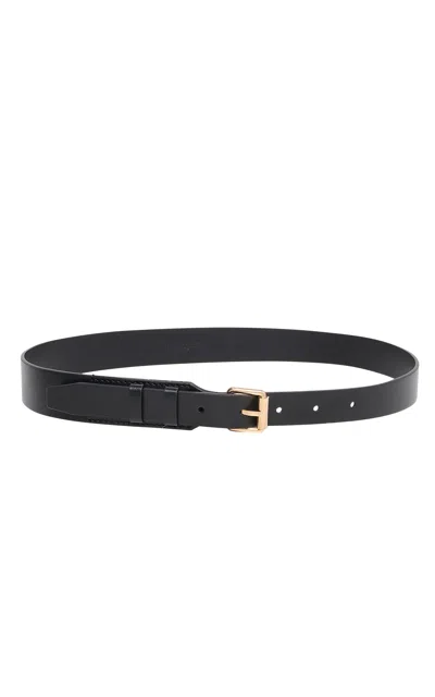 Gabriela Hearst Nilmot Belt In Black Leather