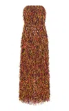 Gabriela Hearst Nimm Maxi Dress In Black Structured Silk Organza In Black