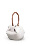 Gabriela Hearst Nina Bag In Ivory & Cognac Nappa Leather In Ivory/cognac