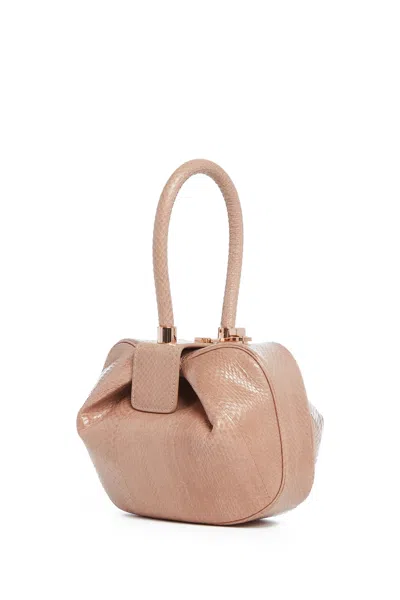 Gabriela Hearst Nina Bag In Nude Snakeskin