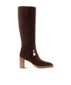 Gabriela Hearst Nina's Thigh-high Boots In Brown
