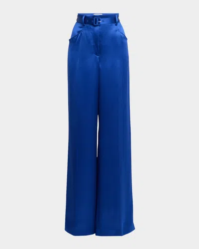 Gabriela Hearst Norman Pant In Blue