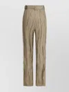 Gabriela Hearst Norman High-rise Metallic Silk Wide-leg Pants