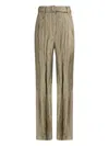 Gabriela Hearst Norman High-rise Metallic Silk Wide-leg Pants