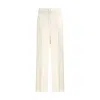 Gabriela Hearst Norman Wide-leg Pants In Neutral
