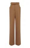 Gabriela Hearst Norman Wool-silk Pants In Multi