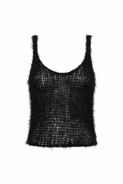 Gabriela Hearst Nur Knit Tank Top In Black Silk Cashmere