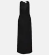 Gabriela Hearst Ode Wool Maxi Dress In Black