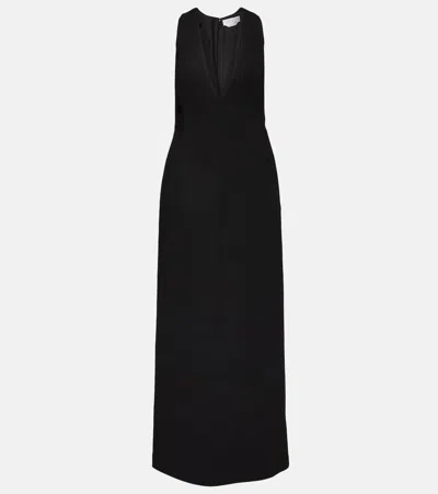 Gabriela Hearst Ode Wool Maxi Dress In Black