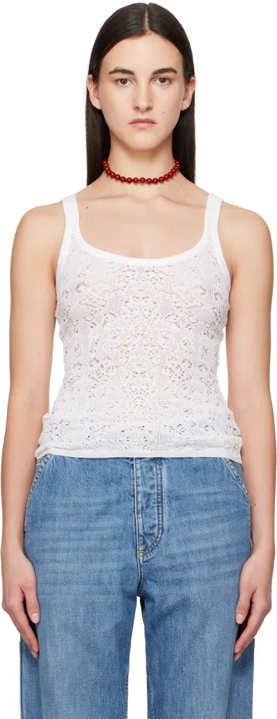 Gabriela Hearst Off-white Pontus Top In Ivr Ivory