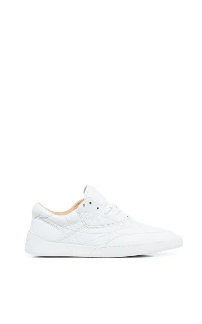 Gabriela Hearst Ohio Auf Limited Edition Slip-on Sneaker In White Textured Leather