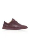 Gabriela Hearst Ohio Leather Sneakers In Burgundy