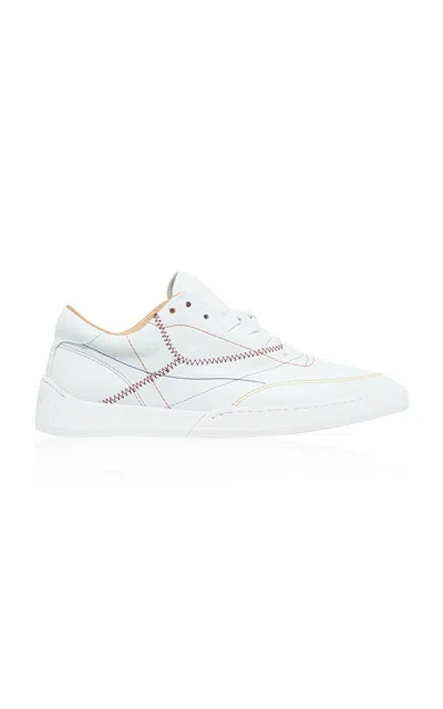 Gabriela Hearst Ohio Leather Sneakers In White