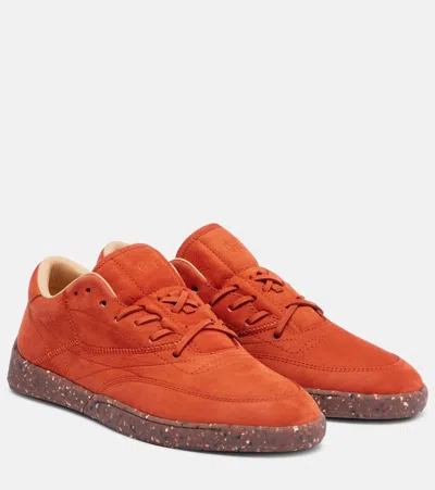Gabriela Hearst Ohio Suede Sneakers In Orange