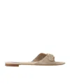 Gabriela Hearst Open-toe Flat Sandals In Neutral