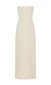 Gabriela Hearst Opus Maxi Dress In Ivory Wool Silk Cady In Ivory