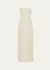 Gabriela Hearst Opus Maxi Dress In Ivory Wool Silk Cady In Ivory