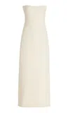 Gabriela Hearst Anica Dress In Ivory Silk Wool Cady In Ivory