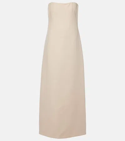 GABRIELA HEARST OPUS WOOL AND SILK MIDI DRESS