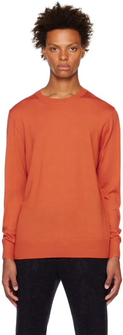Gabriela Hearst Orange Crewneck Sweater In Spice