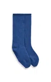Gabriela Hearst Oshun Knit Socks In Dark Blue Denim Cashmere In Dark Blue Denim