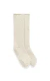 Gabriela Hearst Oshun Knit Socks In Ivory Cashmere In Ivory